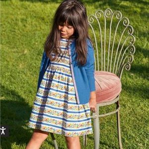 Mini Boden Smocked Floral Dress, size 9/10